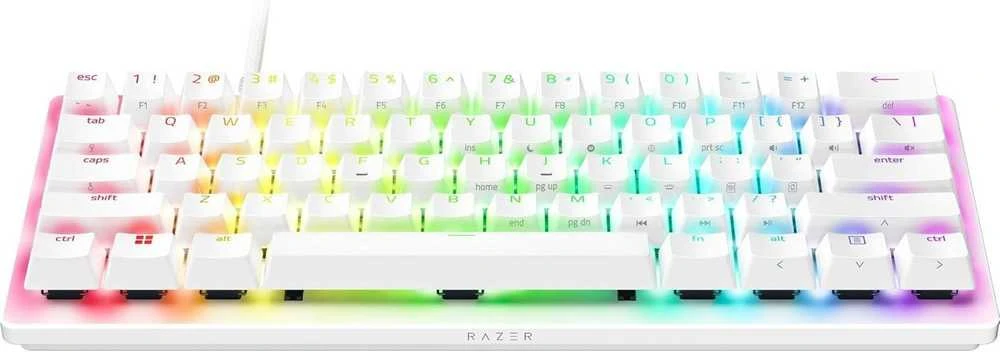 Razer Huntsman V3 Pro Mini Klaviatūra žaidimams, US išdėstymas, Baltas Edition | Razer