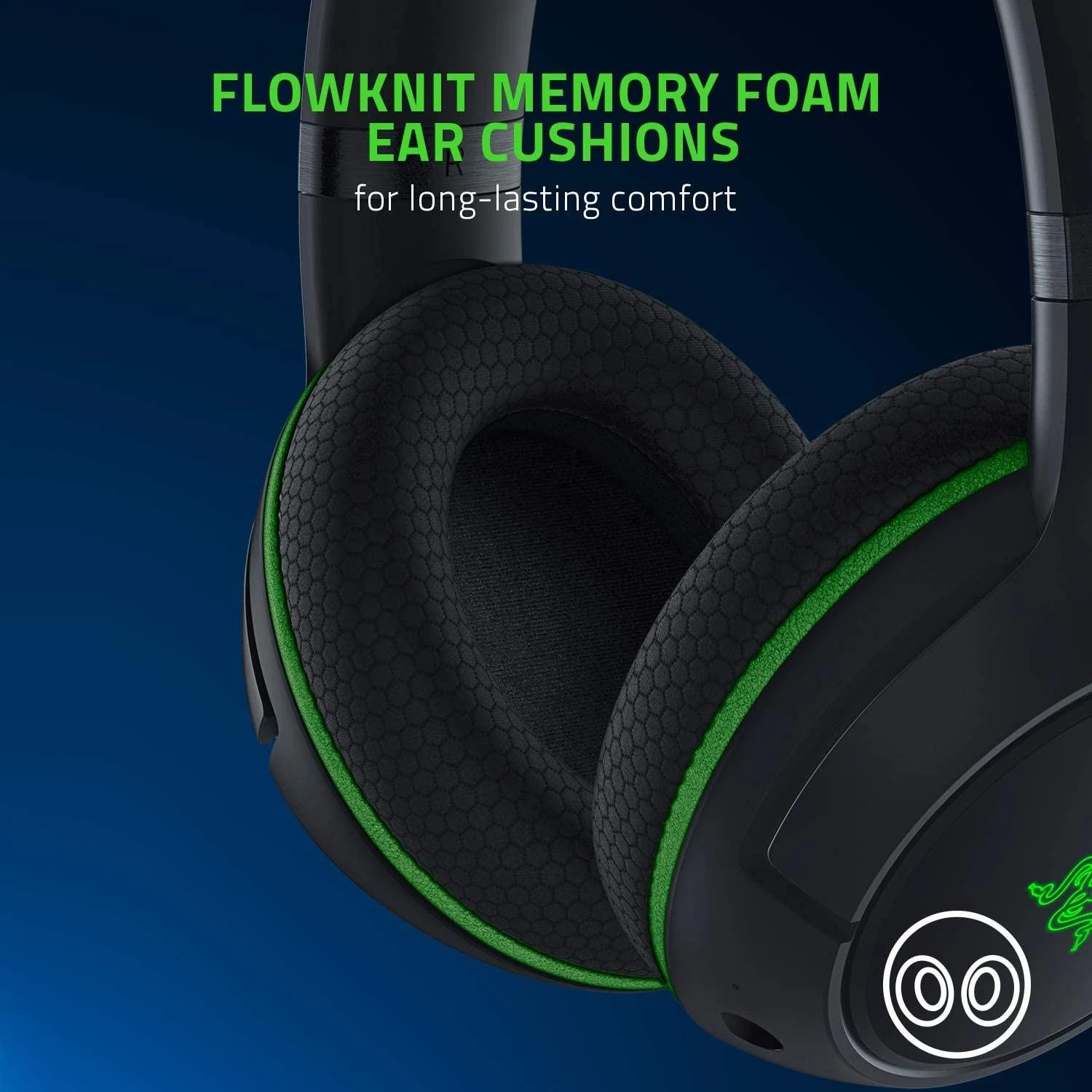 Belaidės žaidimų ausinės Razer Kaira Pro, skirtos Xbox Series X ir mobiliems Xbox žaidimams, Juodos spalvos
