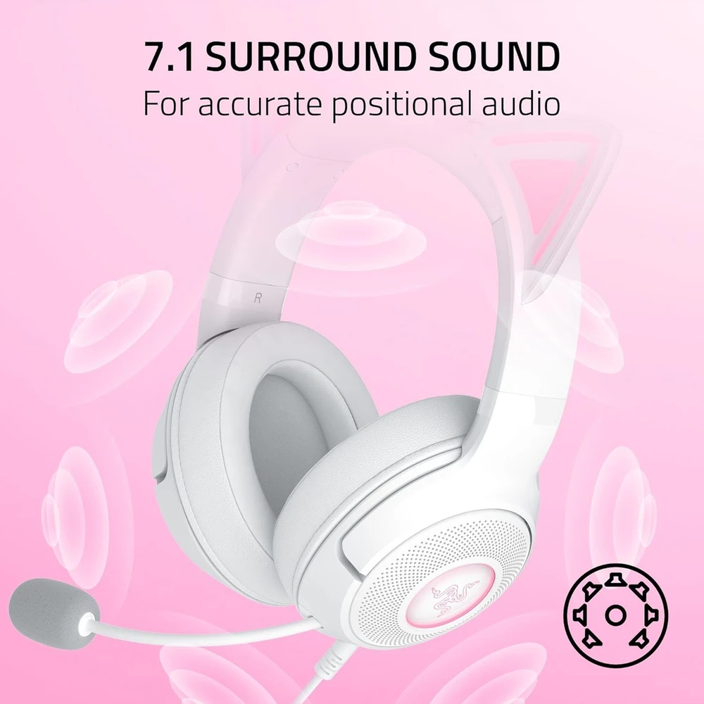 Razer | Ausinės | Kraken Kitty V2 | Yes | su laidu | Over-ear