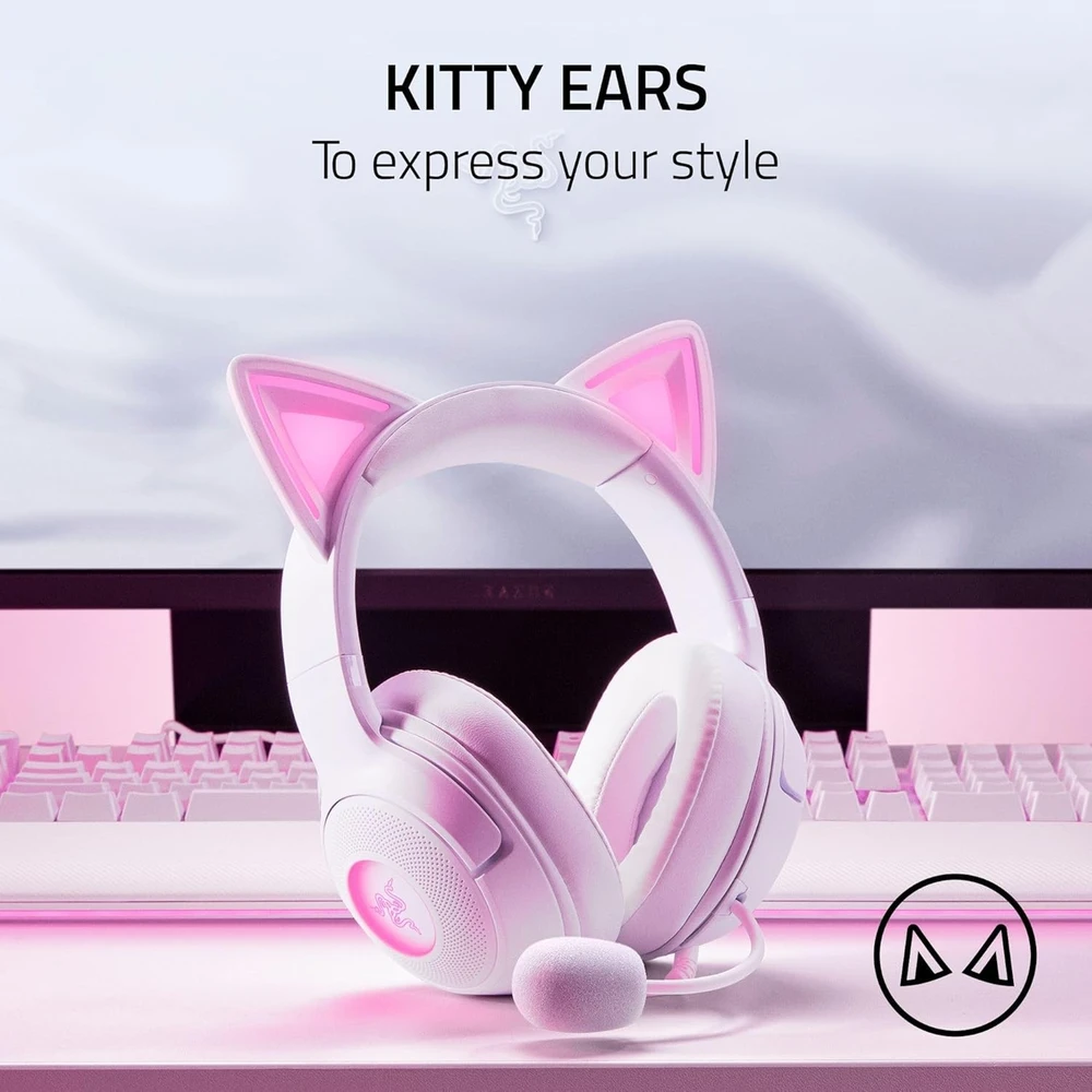 Razer | Ausinės | Kraken Kitty V2 | Yes | su laidu | Over-ear