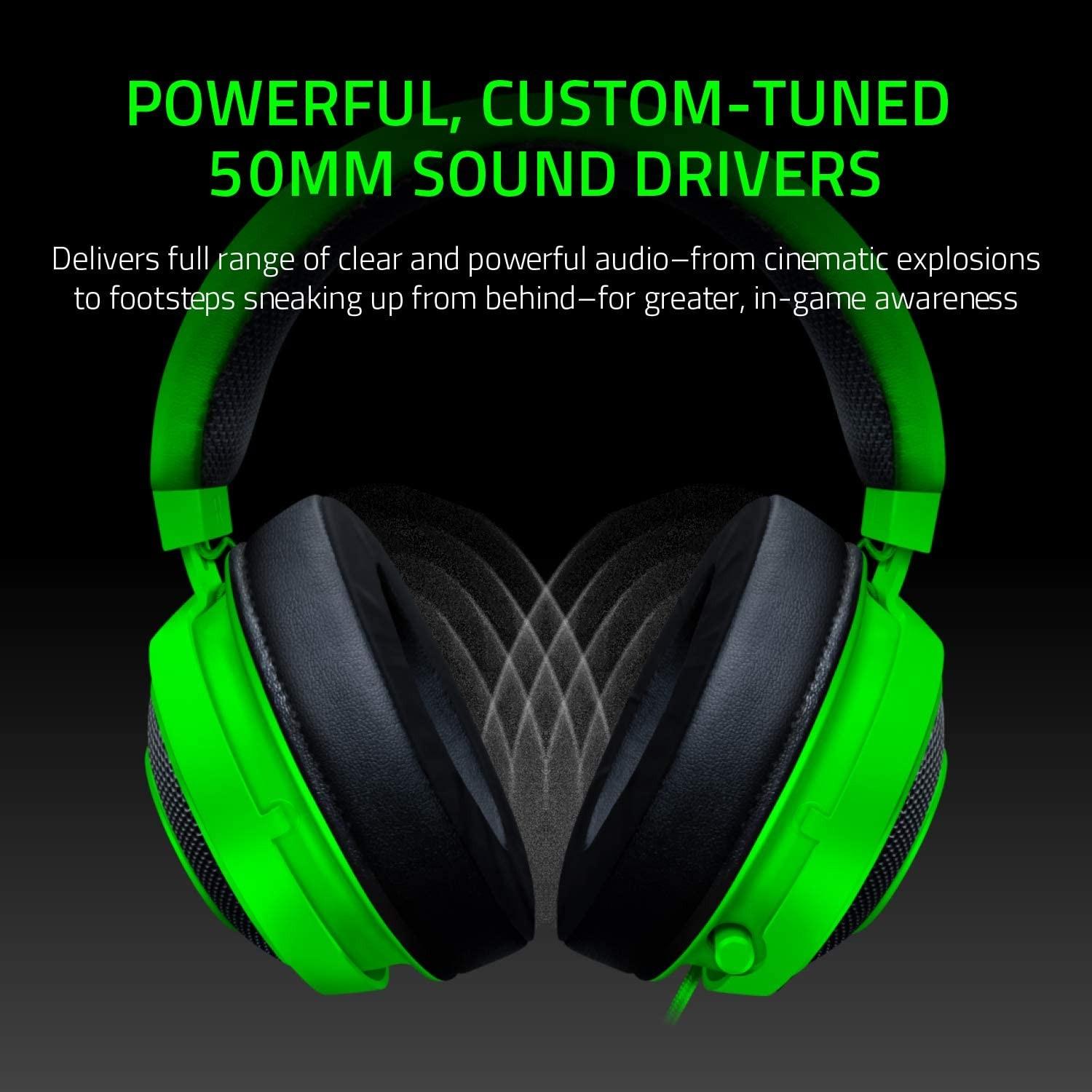 Razer Ausinės Su Laidu Zaidimams With Usb Audio Controller Varle Lt