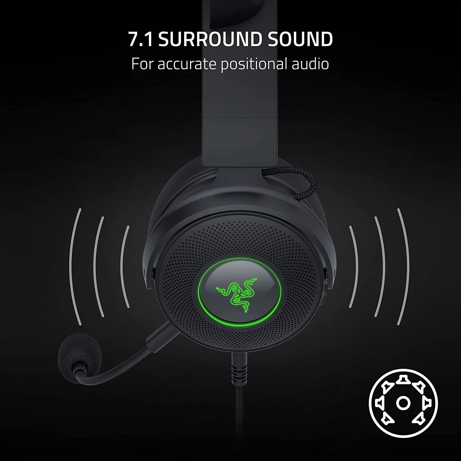 Razer | su laidu | Over-Ear | Ausinės Žaidimams | Kraken V2 Pro, Kitty Edition