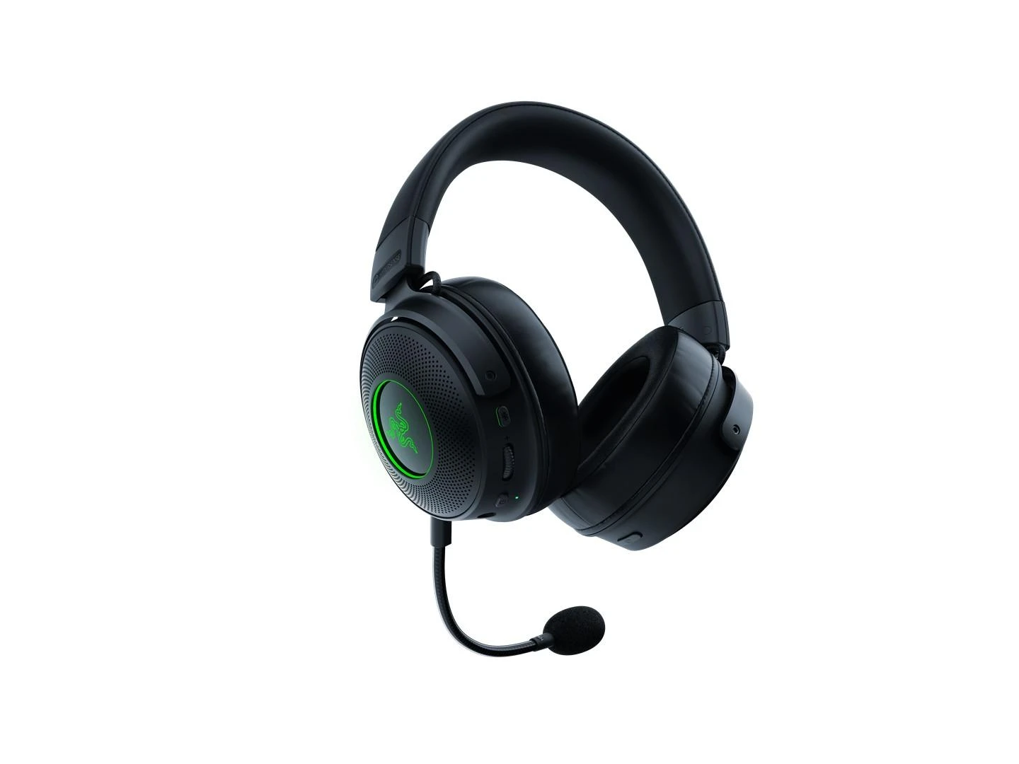Žaidimų Ausinės Razer Kraken V3 HyperSense, USB jungtis, Chroma RGB, Juodos