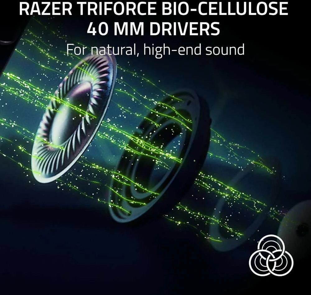 Razer Ausinės Žaidimams | Kraken V4 Pro | Bluetooth | Over-ear | Mikrofonas | Belaidės | Juodas