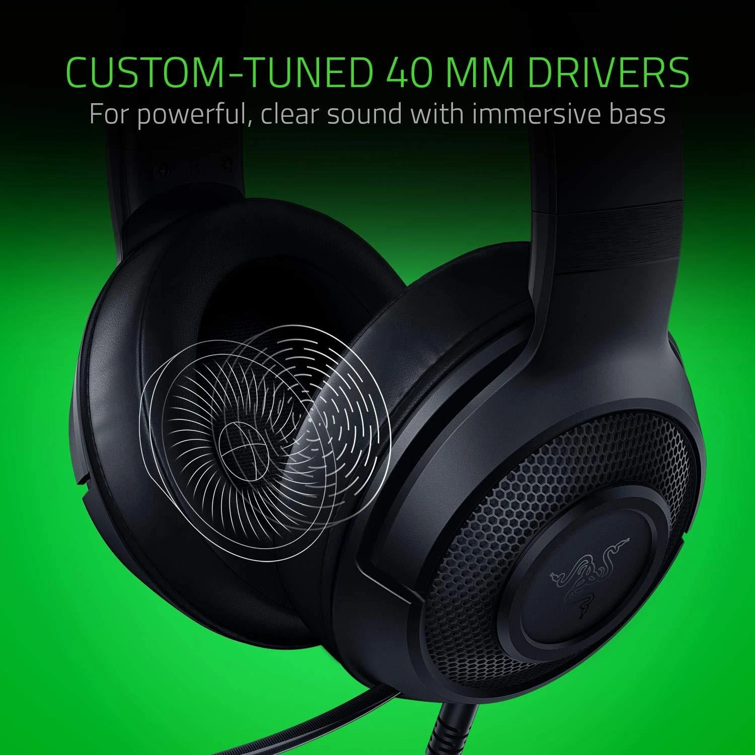 Žaidimų Ausinės Razer Kraken X Lite