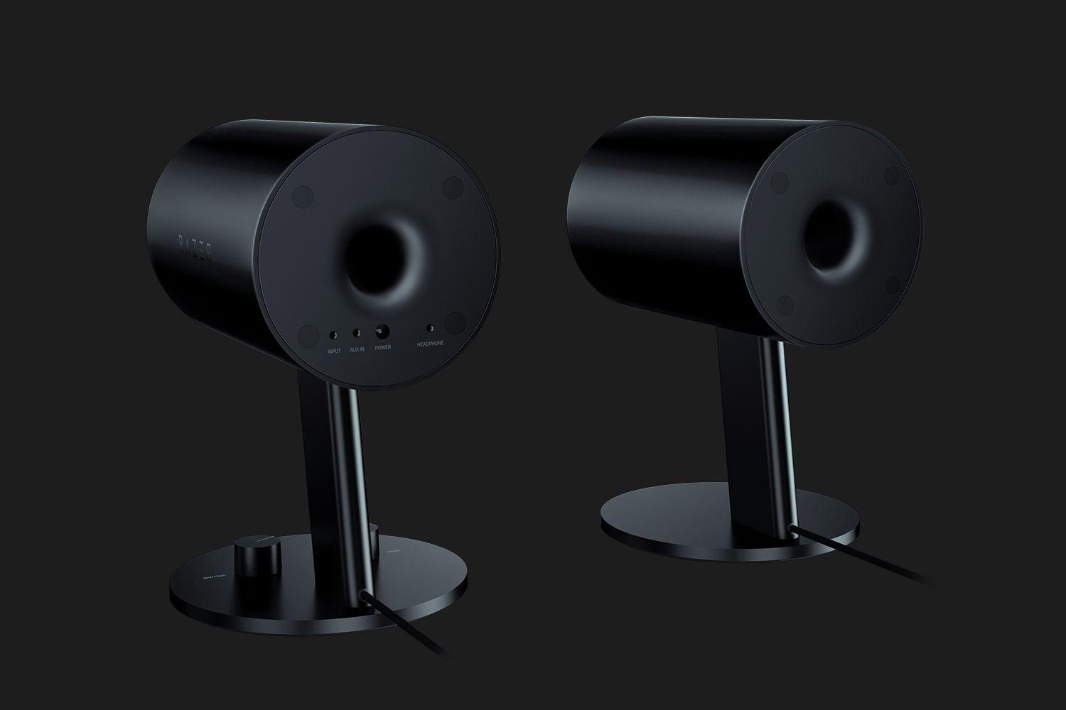 Kolonėlės Razer Nommo Chroma (Juodos) su apšvietimu