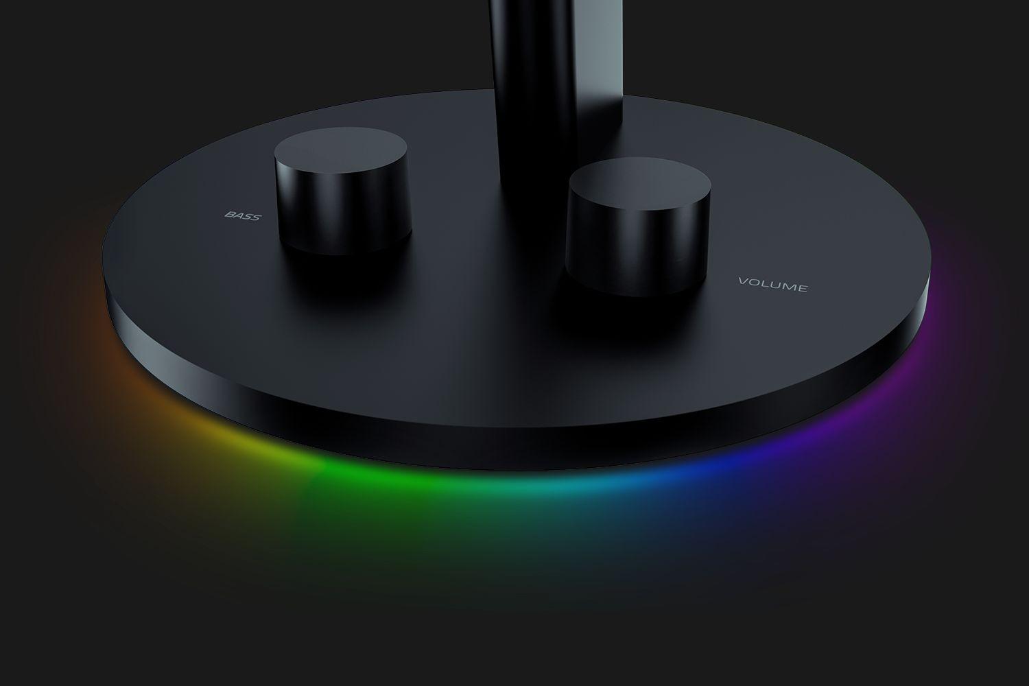 Kolonėlės Razer Nommo Chroma (Juodos) su apšvietimu