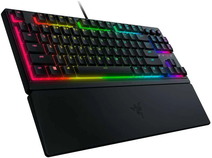 Razer | Ornata V3 Tenkeyless | Mechaninė klaviatūra žaidimams | su laidu | RGB LED pašvietimas | US | Juodas