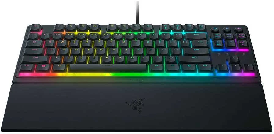 Razer | Ornata V3 Tenkeyless | Mechaninė klaviatūra žaidimams | su laidu | RGB LED pašvietimas | US | Juodas