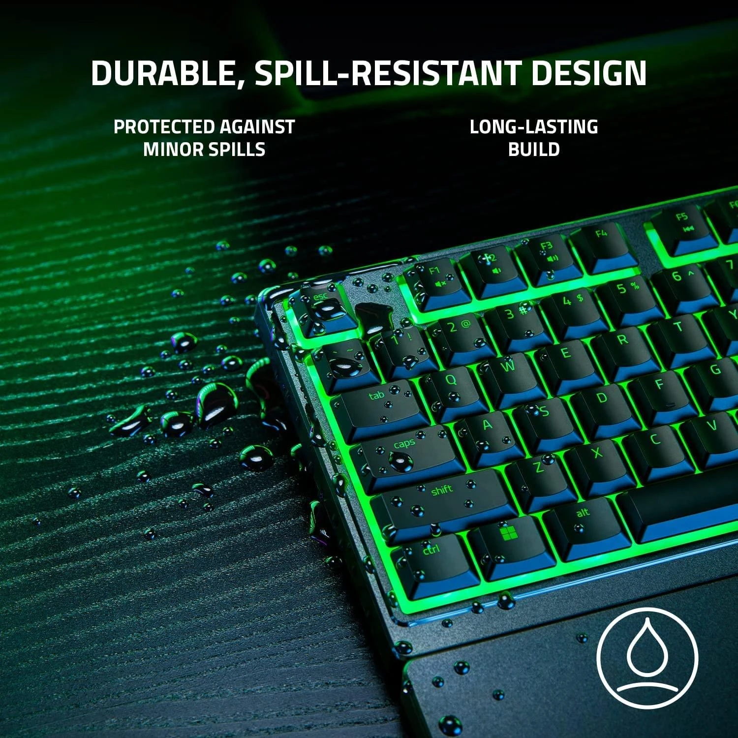 Razer | Klaviatūra žaidimams | Ornata V3 X | Klaviatūra žaidimams | su laidu | RGB LED pašvietimas | US | Silent Membrane | Juodas