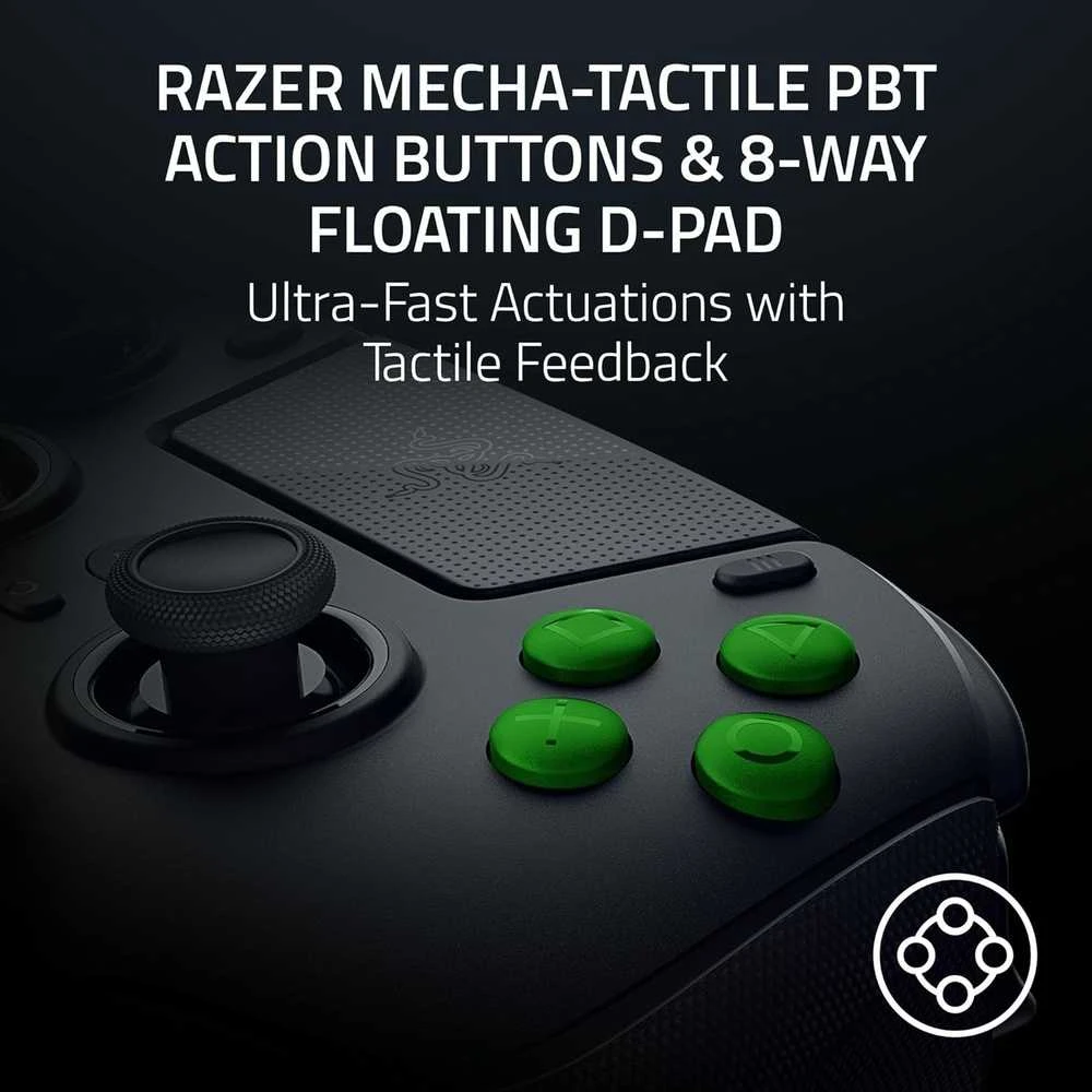 Razer Gaming Controller | Raiju V3 Pro for PS5 & PC | Juodas