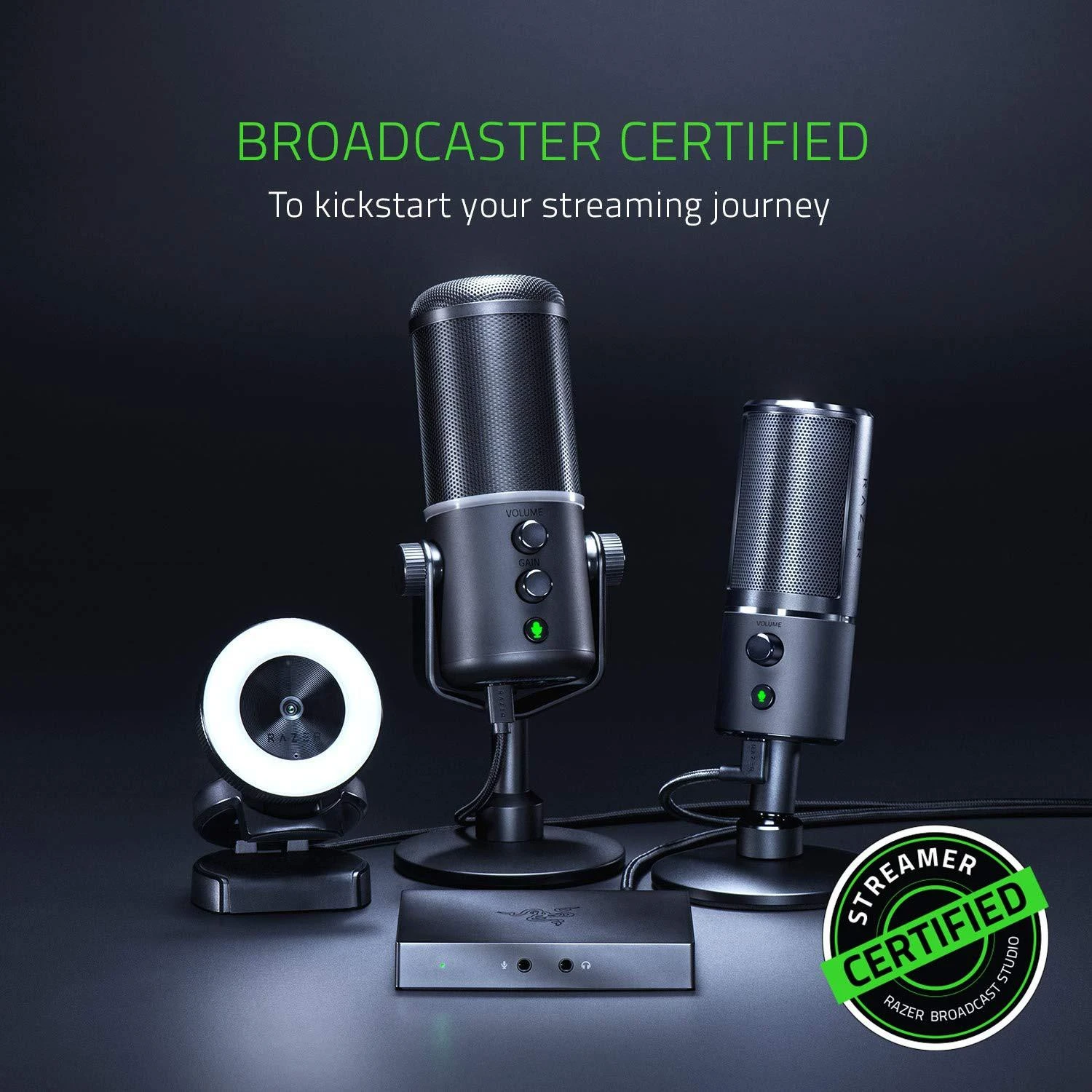 Razer | Žaidimų srauto ir fiksavimo kortelė, skirta asmeniniam kompiuteriui, „Playstation“, „XBox“ ir „Switch“ | Ripsaw Game Capture Card | Tik USB 3.0