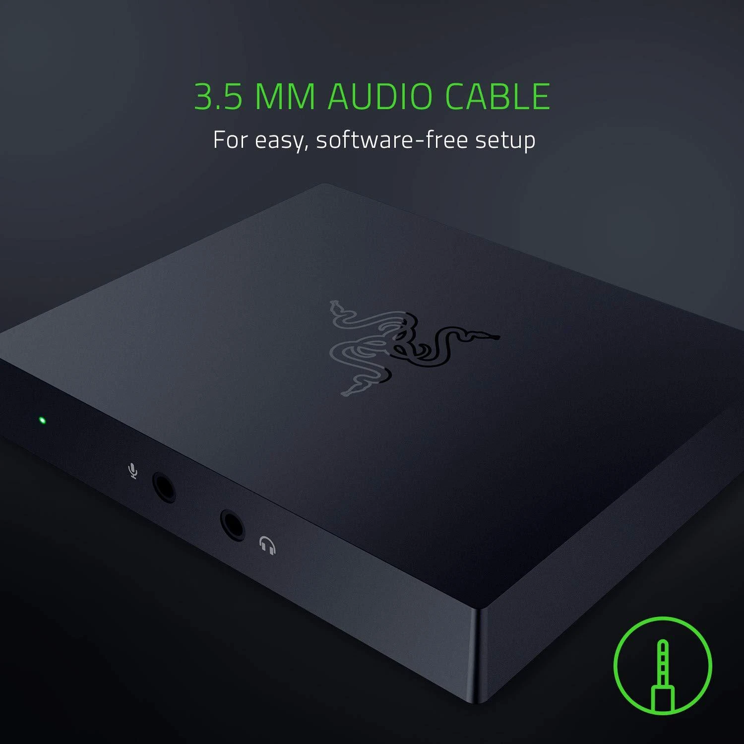 Razer | Žaidimų srauto ir fiksavimo kortelė, skirta asmeniniam kompiuteriui, „Playstation“, „XBox“ ir „Switch“ | Ripsaw Game Capture Card | Tik USB 3.0