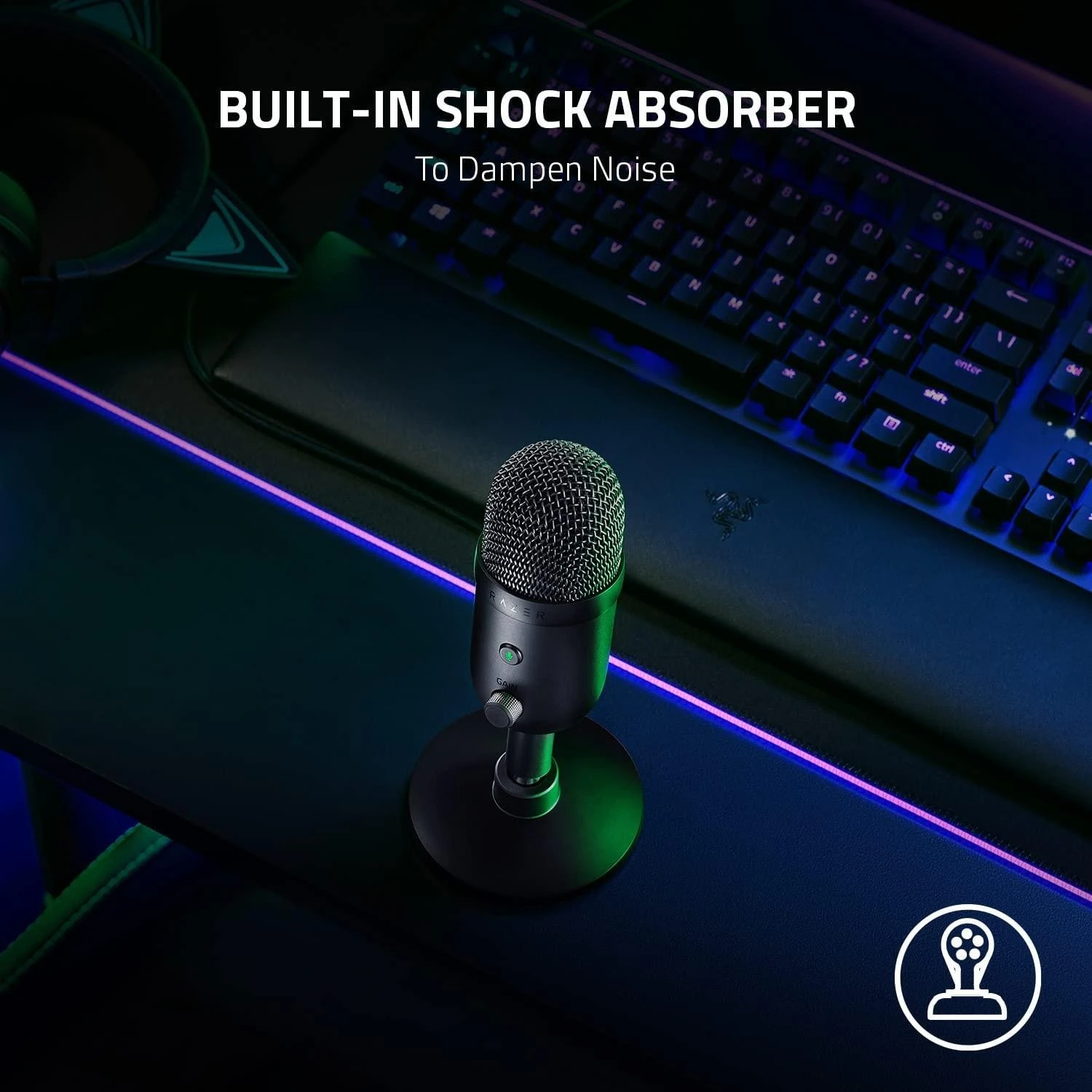 Razer | Srautinio perdavimo mikrofonas | Seiren V2 X | Juodas | Laidinis