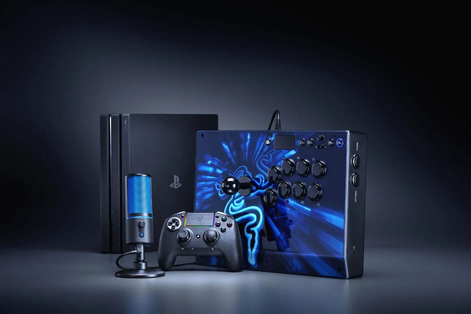 Razer | Seiren X | N/A | Laidinis | Kardioidinio kondensatoriaus mikrofono PS4 versija
