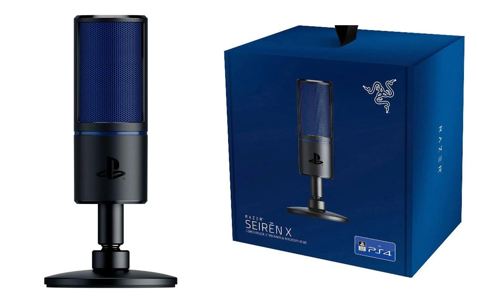 Razer | Seiren X | N/A | Laidinis | Kardioidinio kondensatoriaus mikrofono PS4 versija