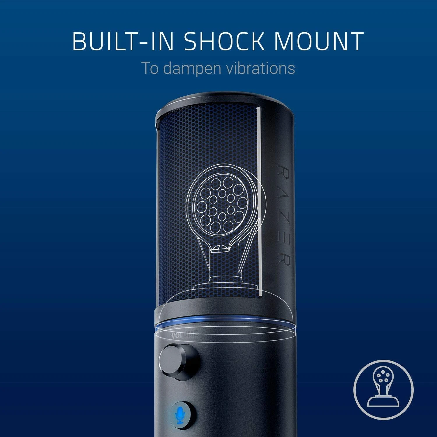 Razer | Seiren X | N/A | Laidinis | Kardioidinio kondensatoriaus mikrofono PS4 versija