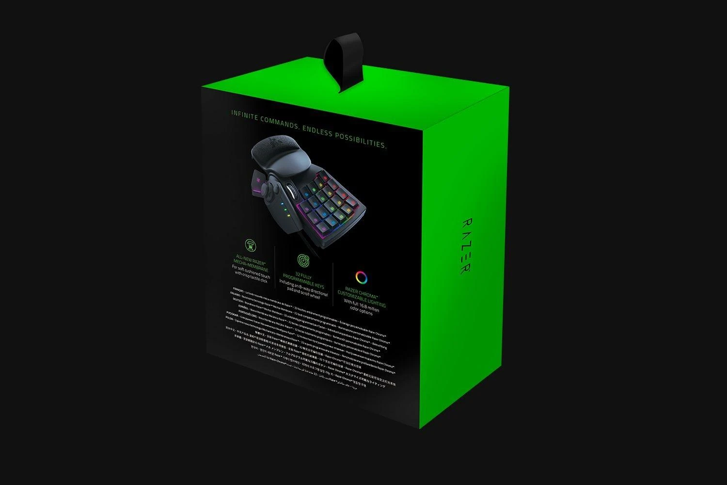 Chroma žaidimų klaviatūra Razer Tartarus V2
