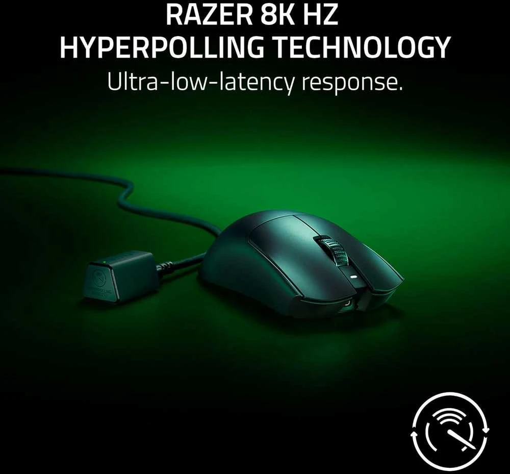 Razer | Pelė žaidimams | Viper V3 Pro | Wireless/su laidu | Juodas