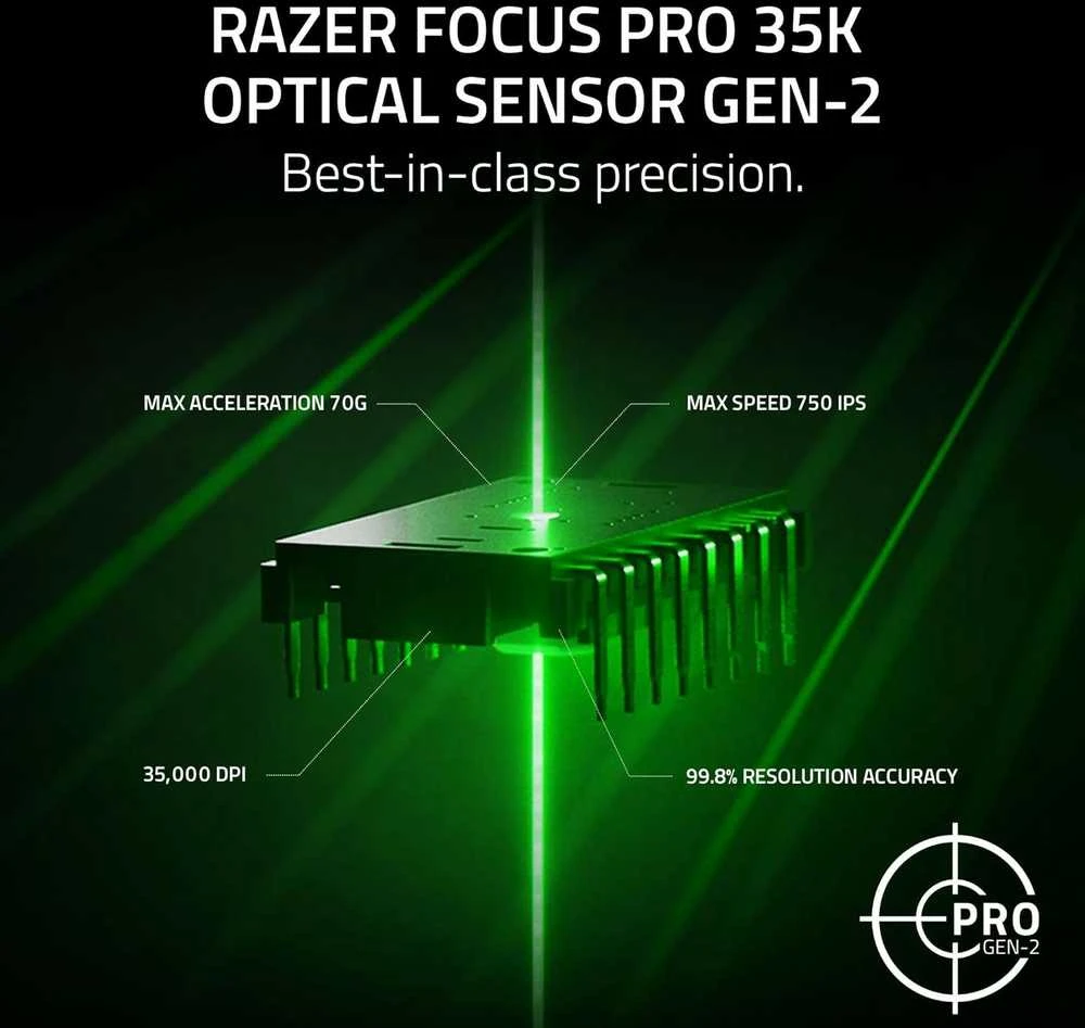 Razer | Pelė žaidimams | Viper V3 Pro | Wireless/su laidu | Juodas