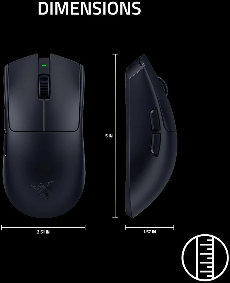 Pelė žaidimams Razer Viper V4 Pro, baltos spalvos