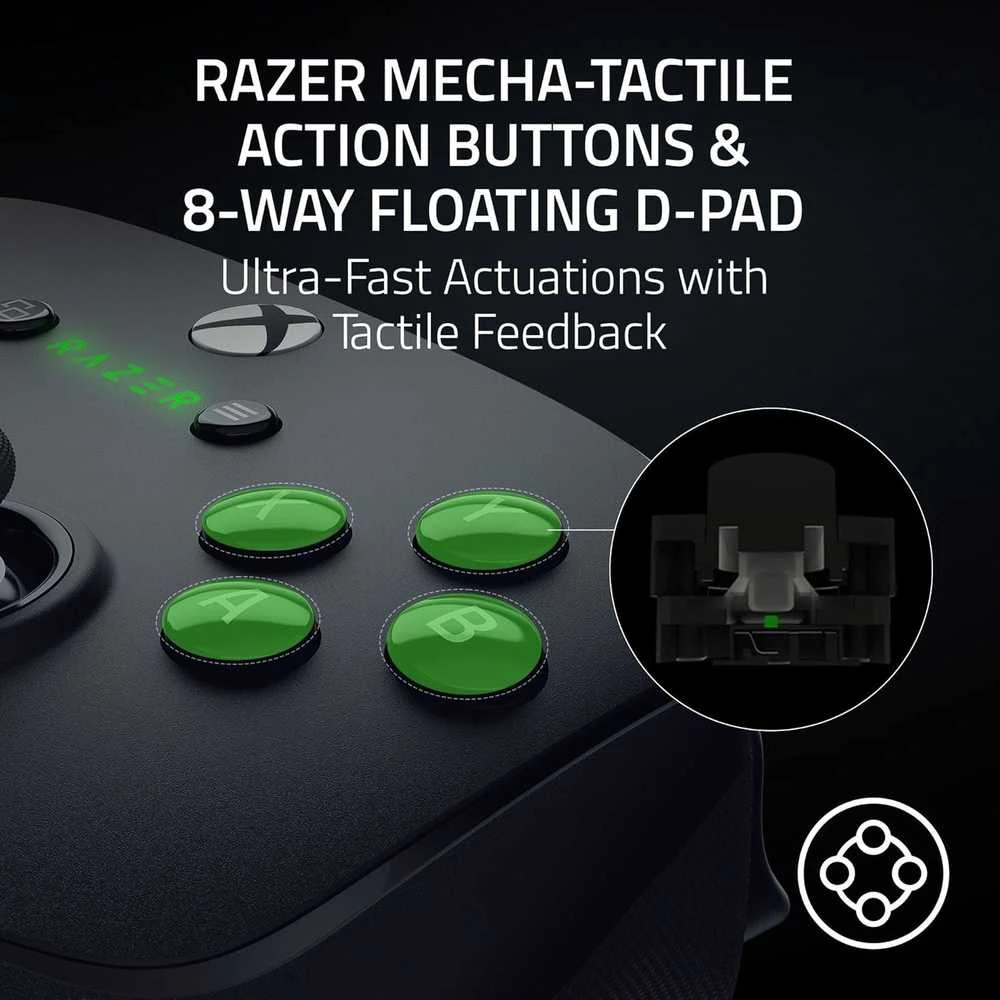 Razer | Belaidis „Esports“ valdiklis, skirtas „XBOX“ / asmeniniam kompiuteriui | Wolverine V3 Pro | Juodas