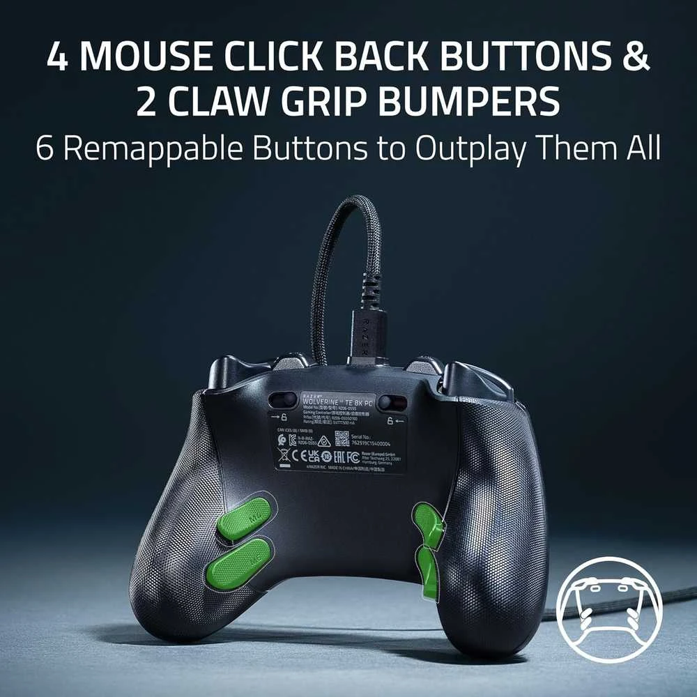 Razer Wolverine V3 turnyras 8K kompiuteris