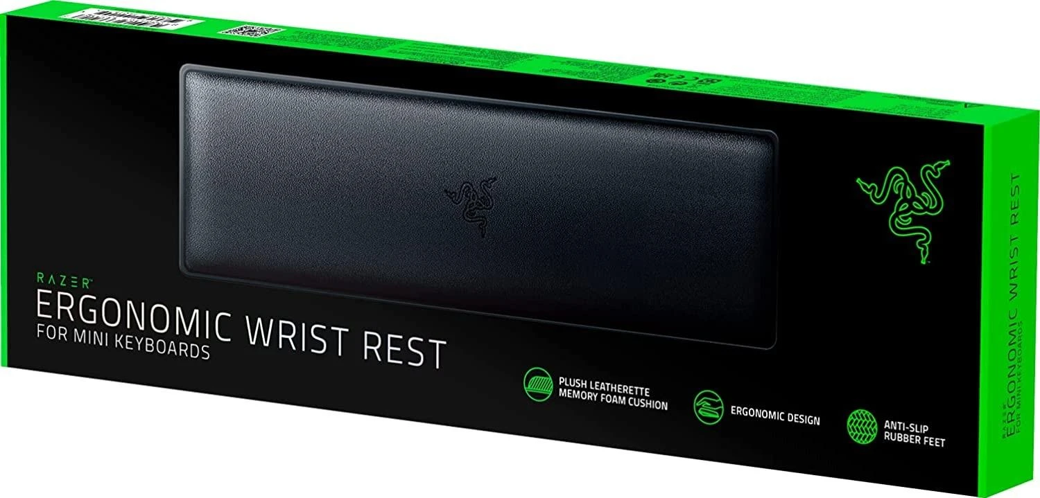 Riešo atrama Razer Ergonomic, Juodos spalvos
