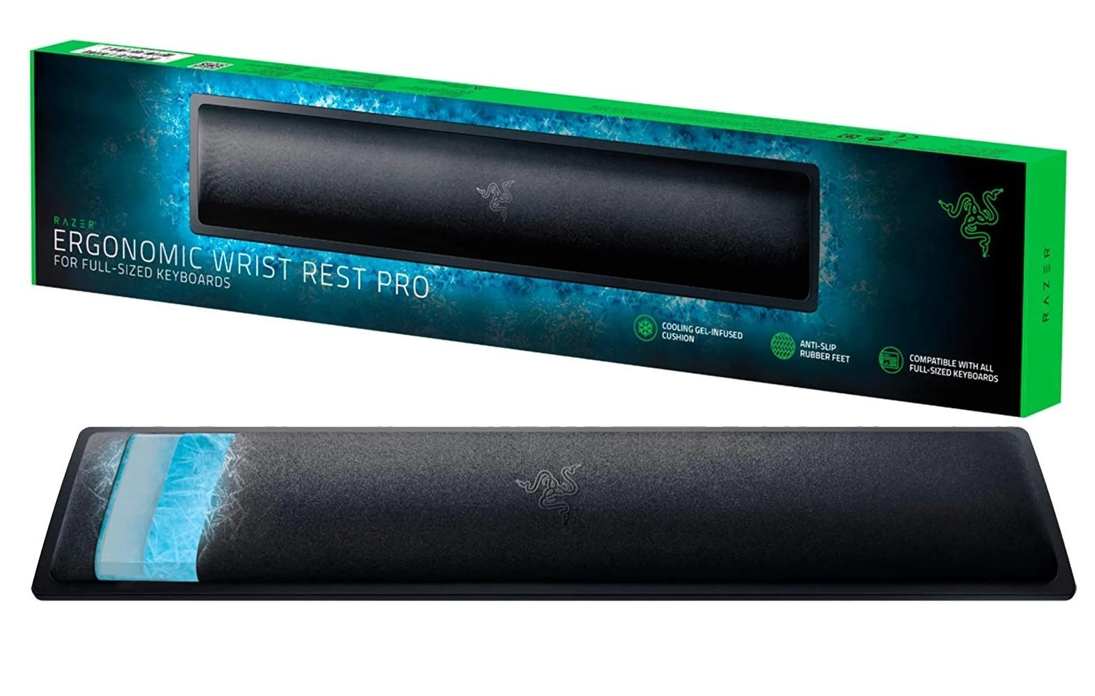 Razer Ergonomic Pro Riešo atrama pilno dydžio klaviatūrai