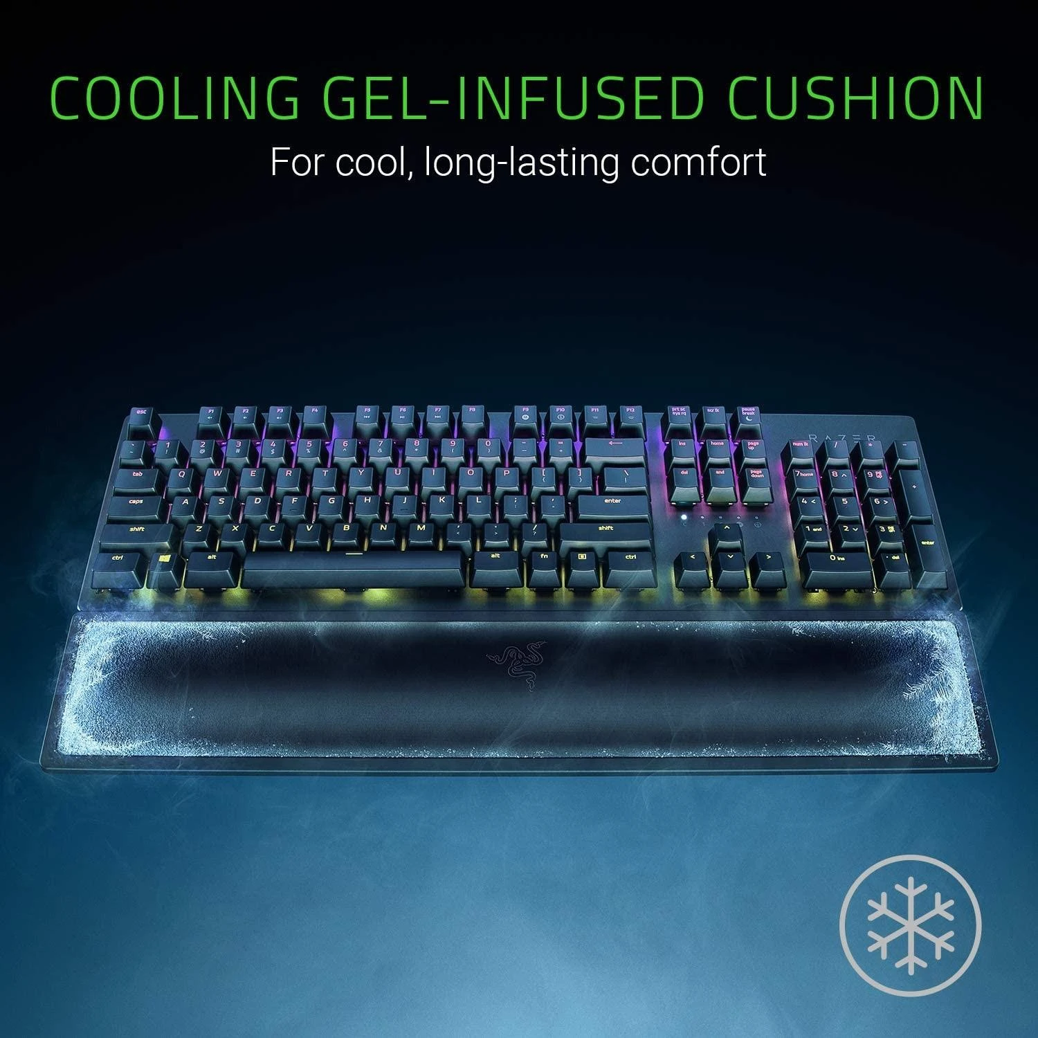 Razer Ergonomic Pro Riešo atrama pilno dydžio klaviatūrai