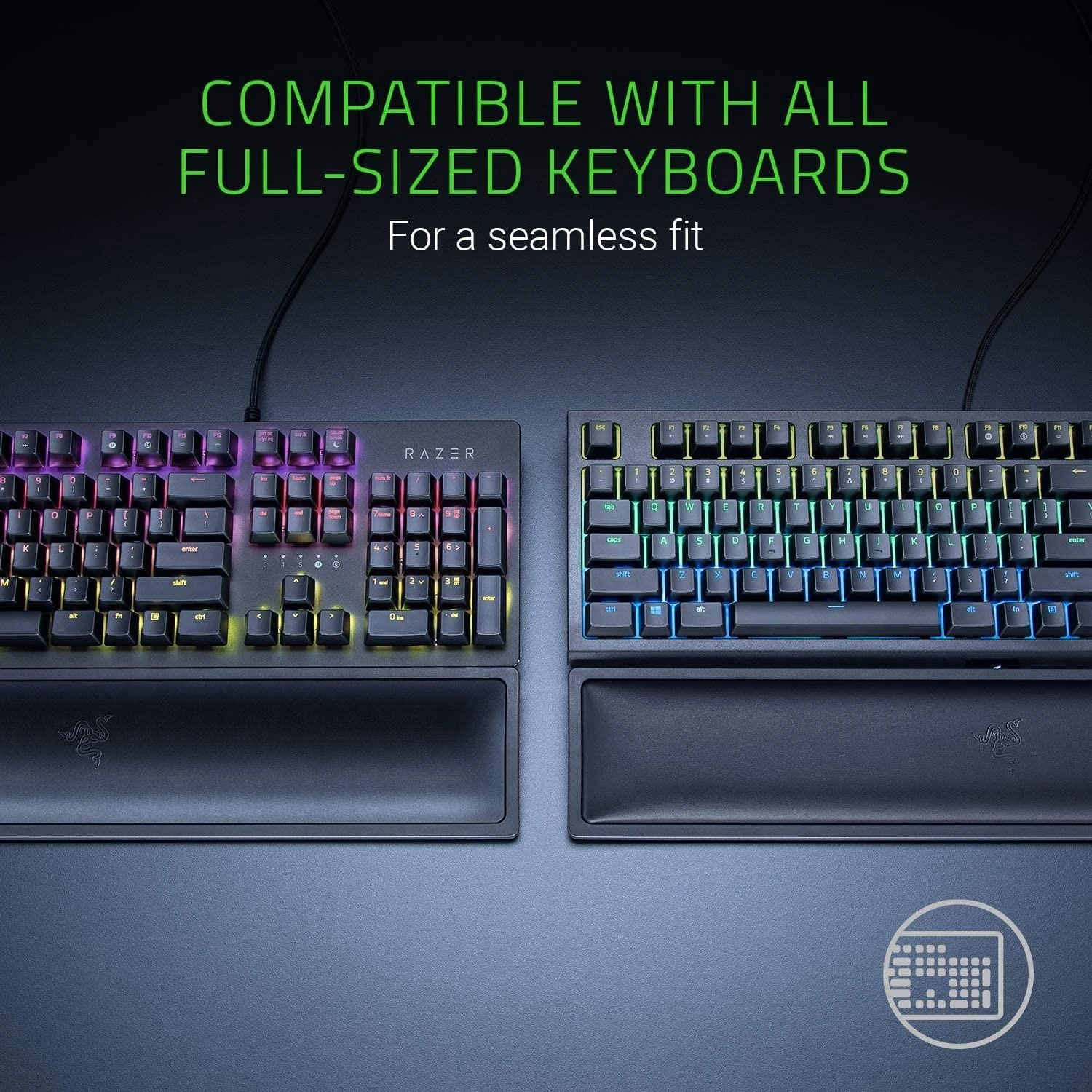 Razer Ergonomic Pro Riešo atrama pilno dydžio klaviatūrai
