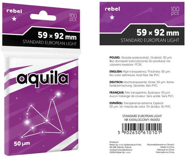 REBEL Rankovės – Standartinės europietiškos (59x92mm) – 100 Vnt