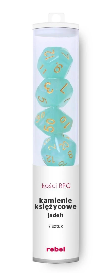 REBEL RPG Dice Set - Moonstones - Jadeite