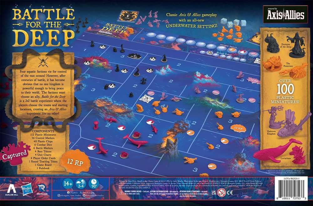 Renegade Game Studios Battle for the Deep : Powered by Axis & Allies
