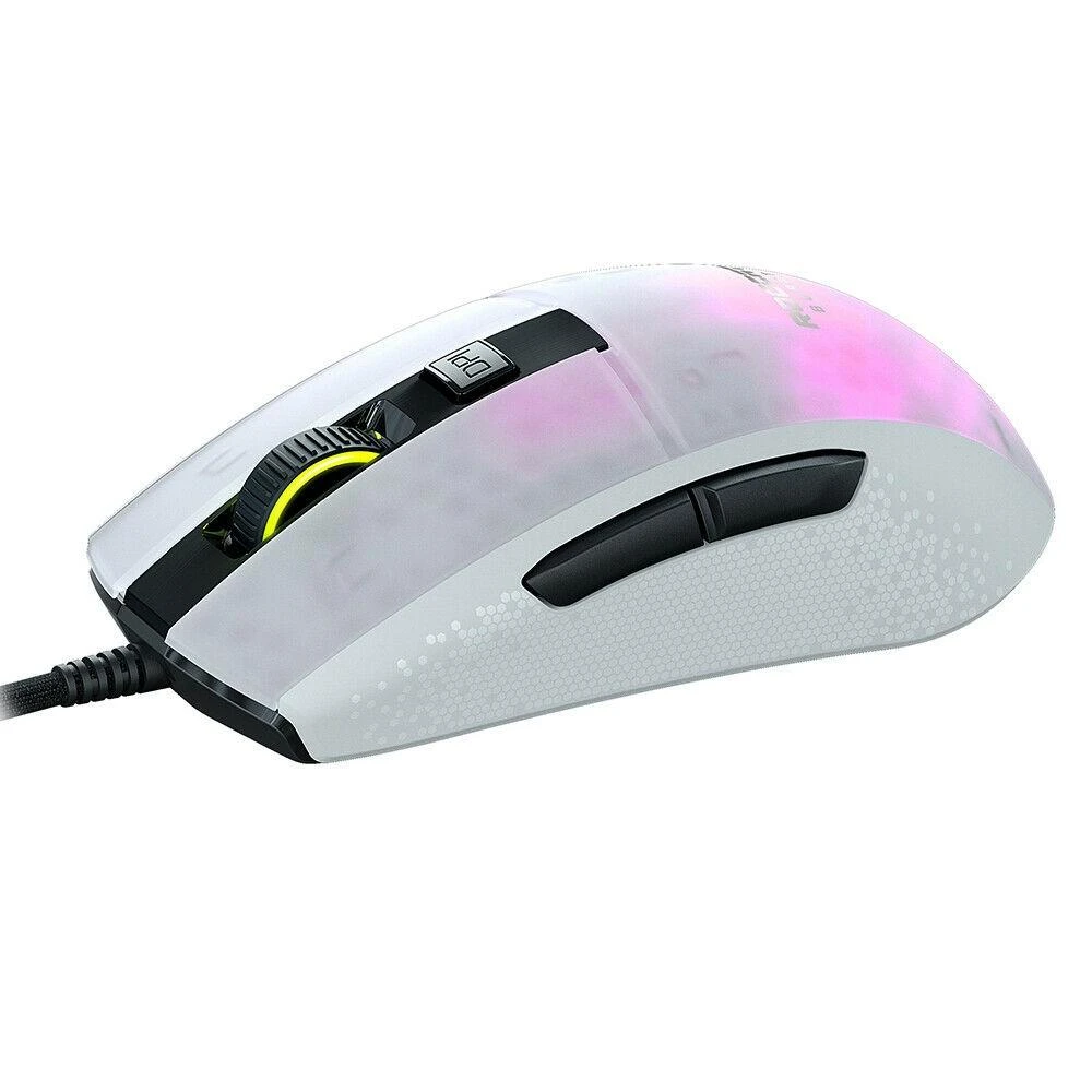 Lengva Žaidimų Pelė Roccat Burst Pro, Titan Optical Switch, 16000dpi, Balta
