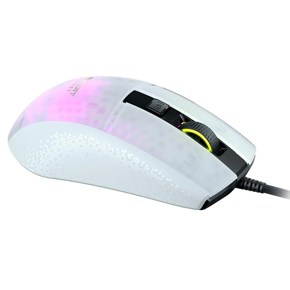 Lengva Žaidimų Pelė Roccat Burst Pro, Titan Optical Switch, 16000dpi, Balta