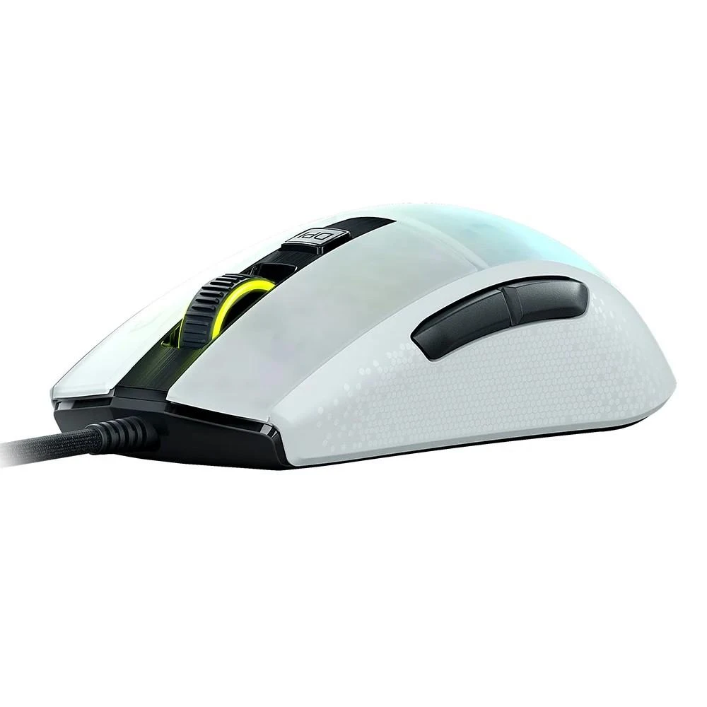 Lengva Žaidimų Pelė Roccat Burst Pro, Titan Optical Switch, 16000dpi, Balta