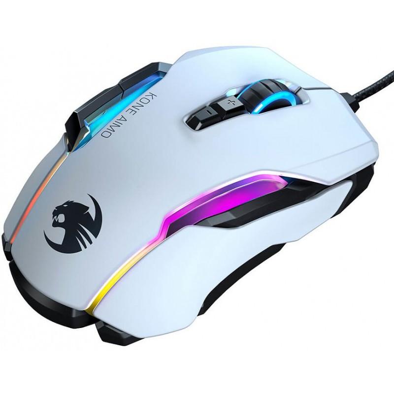 Zaidimų Pelė Roccat Kone Aimo Remastered Rgb 16 000dpi Balta Varle Lt