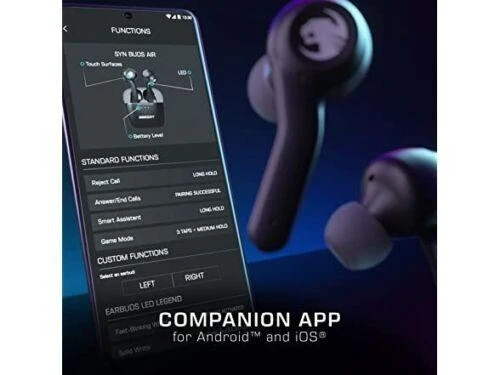 Belaidės ausinės Roccat Syn Buds Air, Juodos