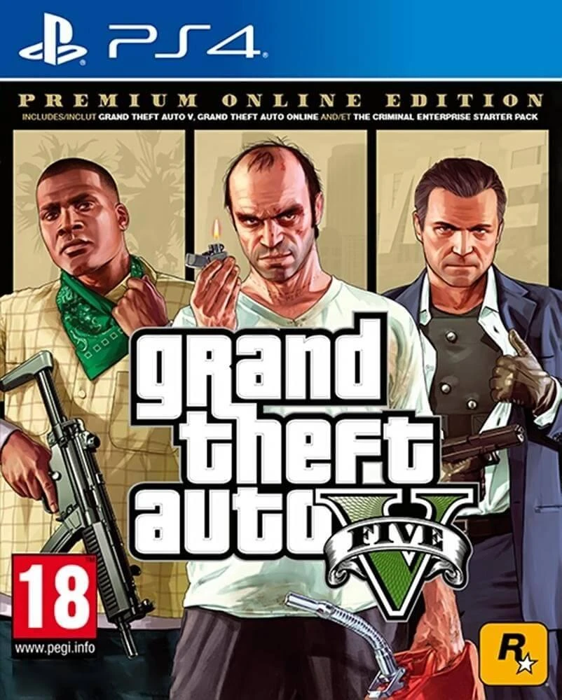 Sony „Rockstar Games Grand Theft Auto V Premium Edition“ PS4