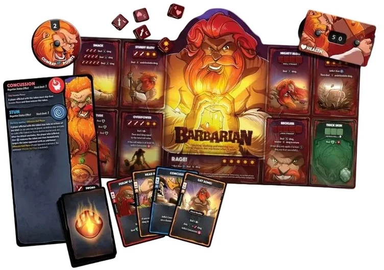 Roxley Games Dice Throne: Barbarian Hero Pack