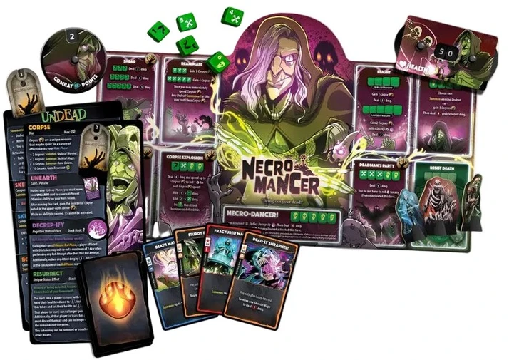 Roxley Games Dice Throne: Necromancer Hero Pack
