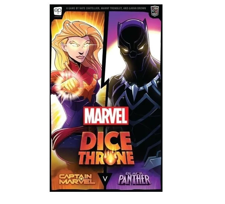 Roxley Games Marvel Dice Throne: Captain Marvel v. Juodas Panther