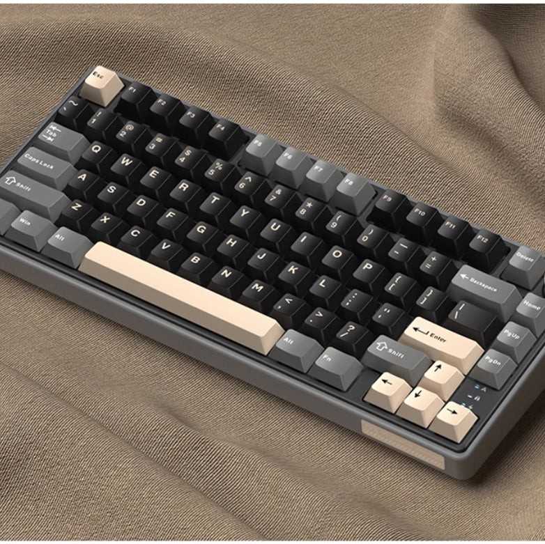 Royal Kludge RK R75 RGB Phantom laidinė klaviatūra | 75%, Hot-swap, Sidabrinis switches, US
