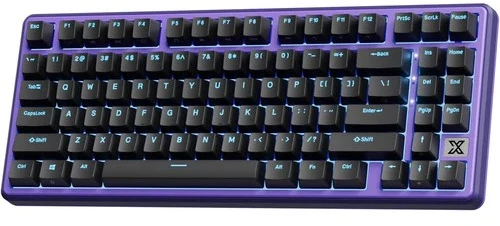 Royal Kludge RK X87 Blackberry Mousse laidinė klaviatūra| 87%, Hot-swap, Kreminis switches
