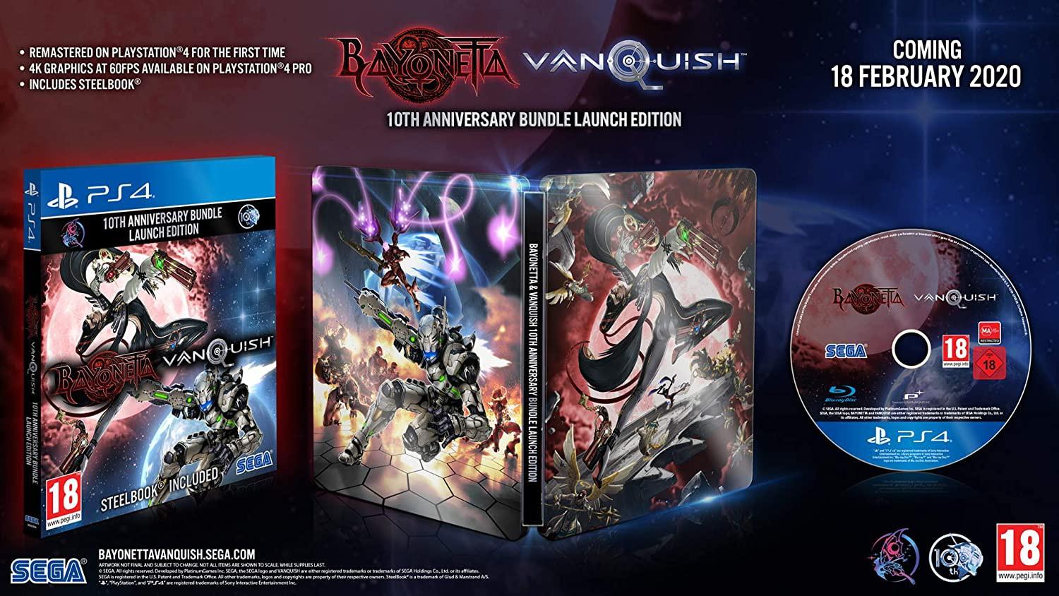 Sega „Bayonetta“ ir „Vanquish“ 10-mečio jubiliejaus rinkinys
