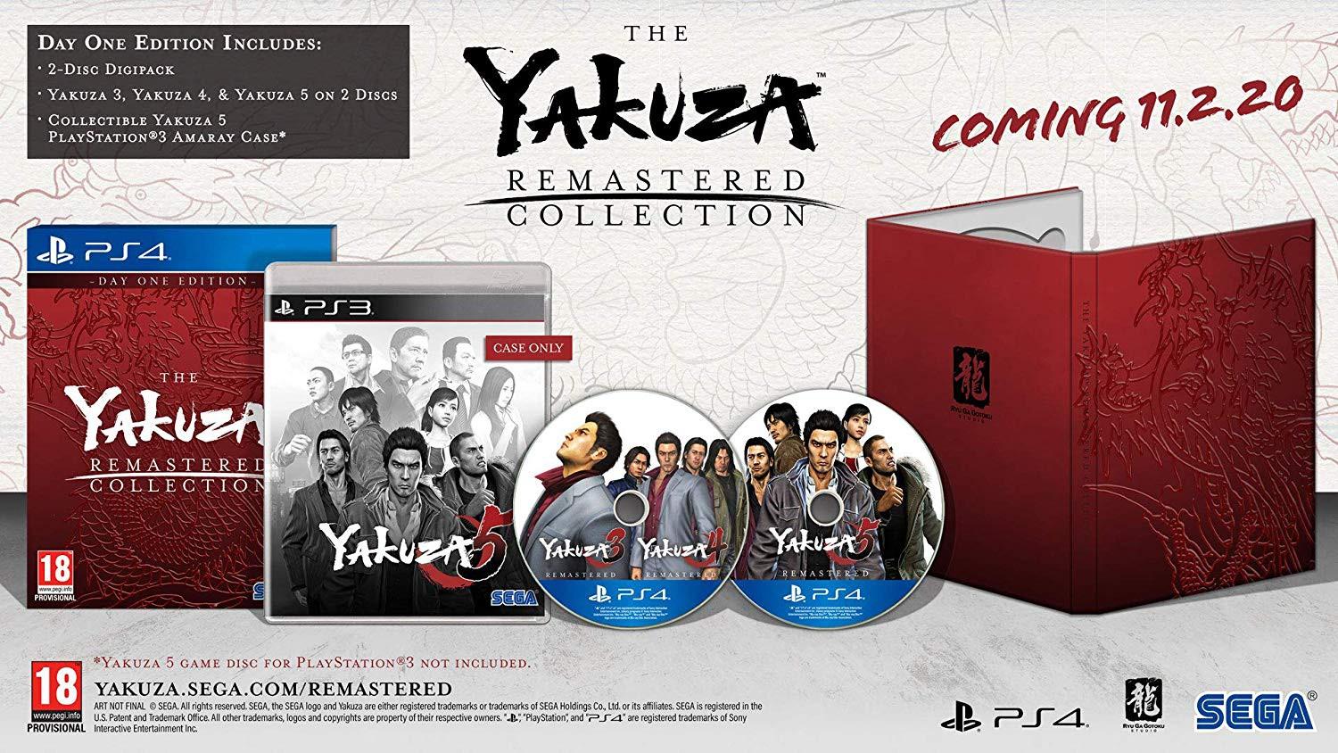 Sega Yakuza Remastered Collection PS4