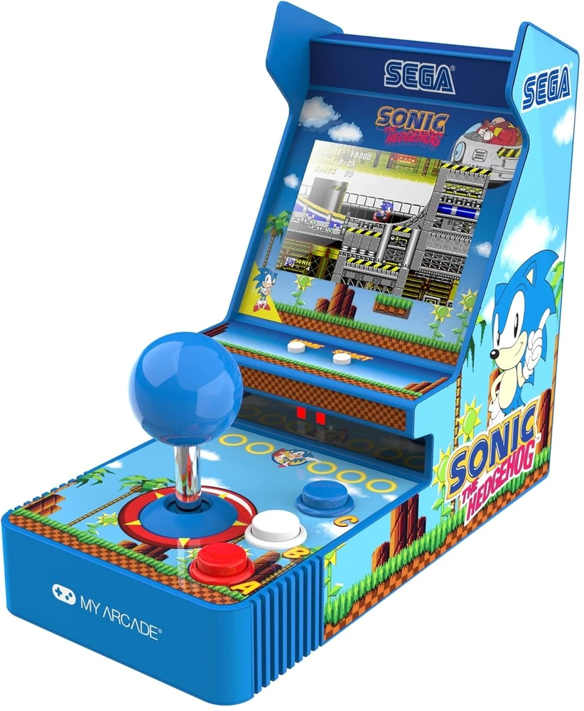My Sonic Joystick Player: Sonic The Hedgehog nešiojama žaidimų konsolė (2 žaidimai)