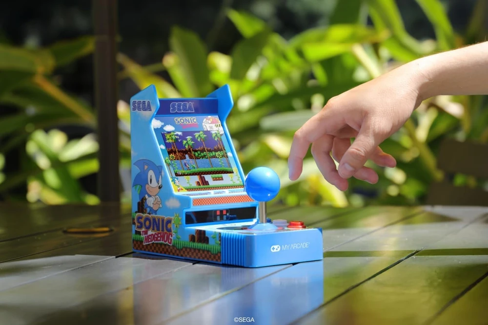 My Sonic Joystick Player: Sonic The Hedgehog nešiojama žaidimų konsolė (2 žaidimai)