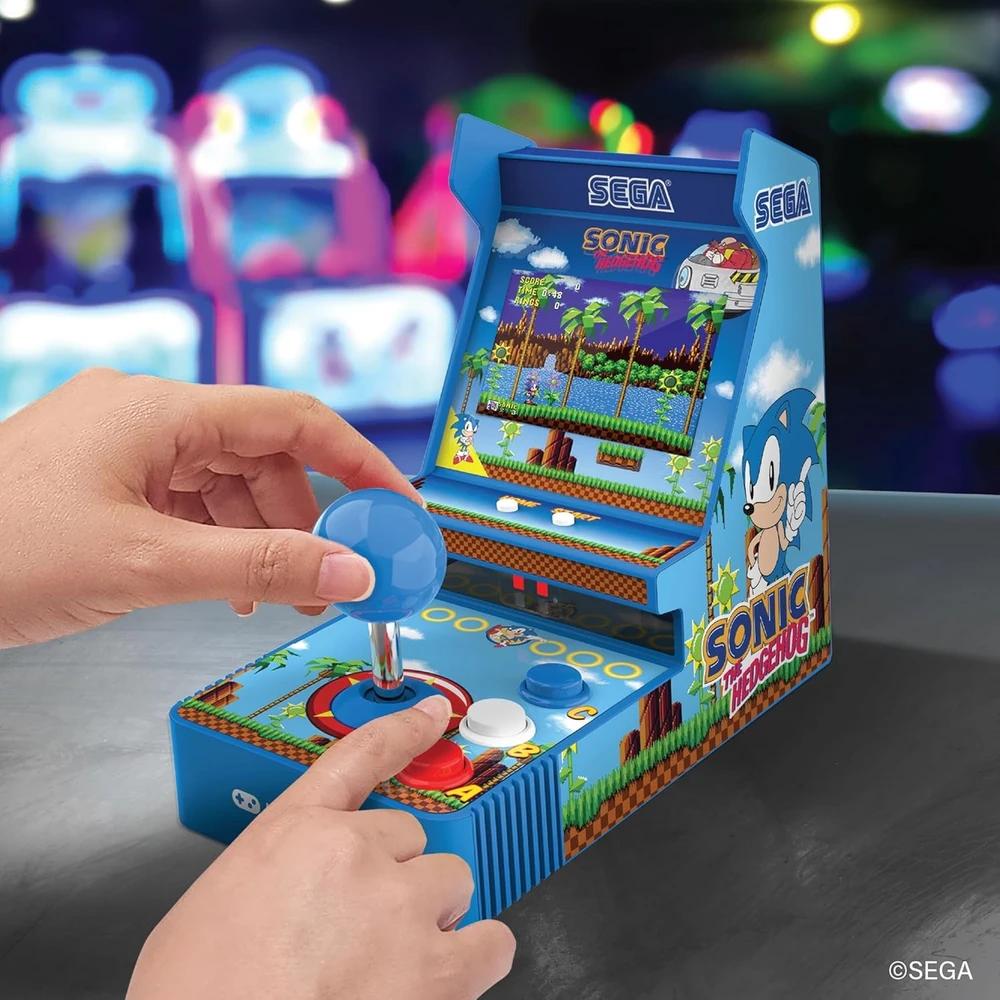 My Sonic Joystick Player: Sonic The Hedgehog nešiojama žaidimų konsolė (2 žaidimai)